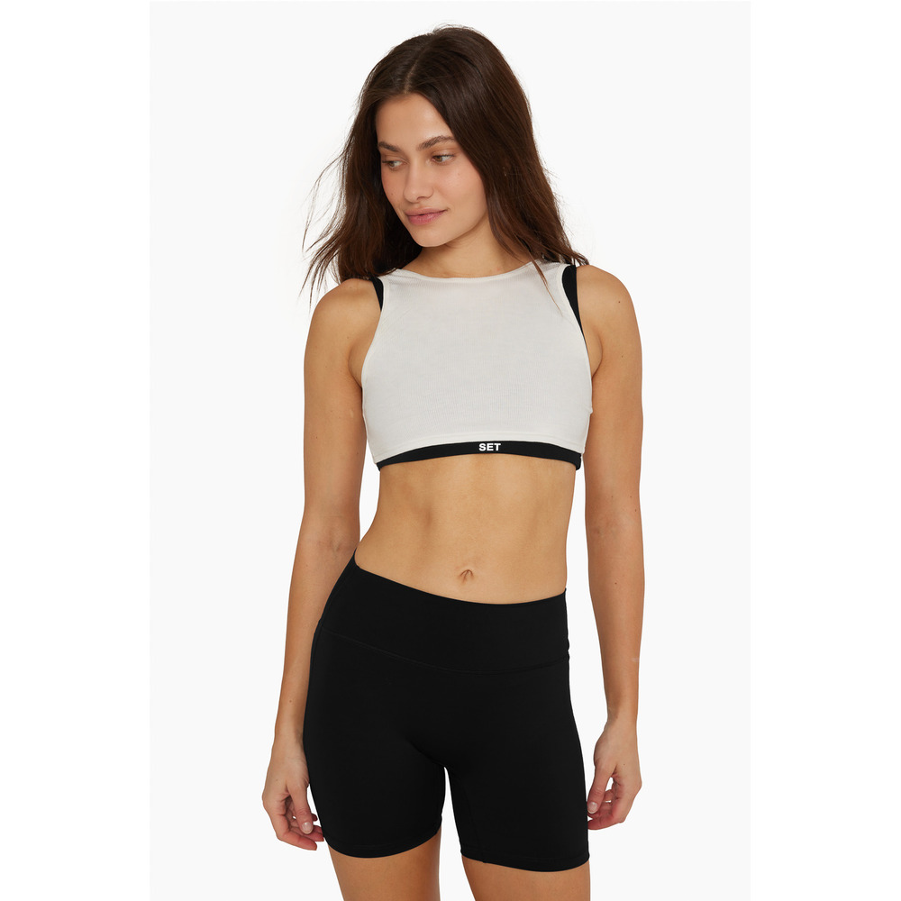 SET Active SPORTBODY® LAYERED TANK BRA - ONYX Size XSOnyx / XS -never worn